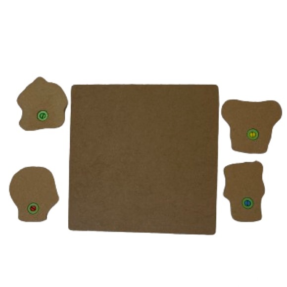 Set of 3 - Baby/Infant Beginner Peg Puzzles - Animals - Picture 7 of 10